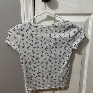 Cute flowered baby tee